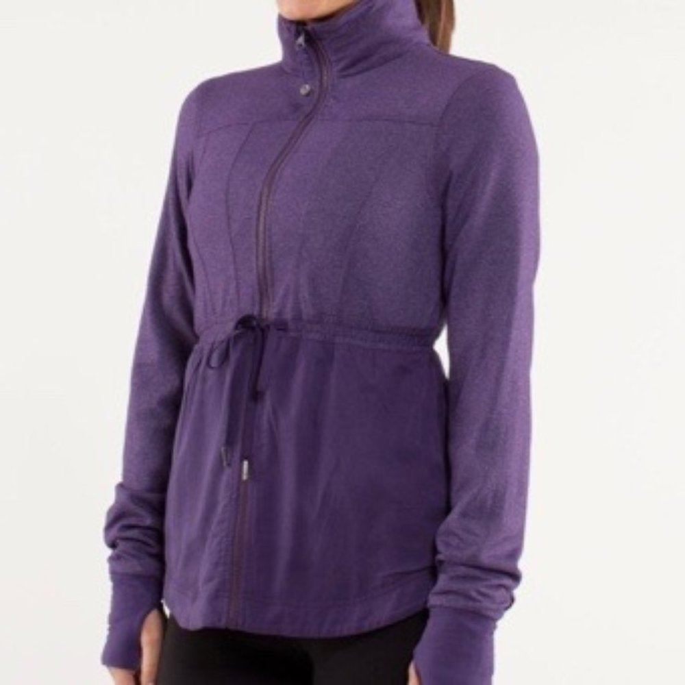 Lululemon Inner Peace jacket reversible grape - Picture 2 of 8